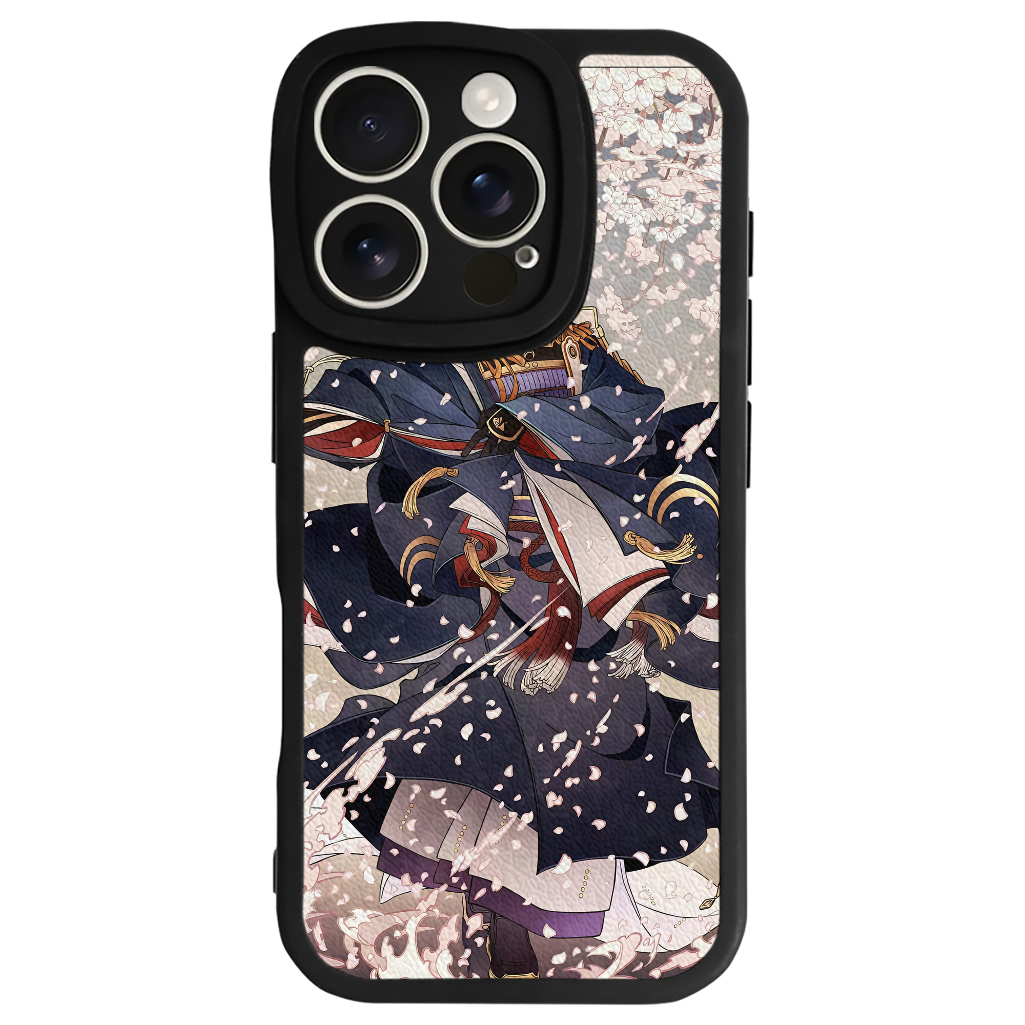 （画像用） 刀剣乱舞 Touken Ranbu 【iPhone 16シリーズ対応】シリコンスマホケース（レザー調） 材質：シリコン